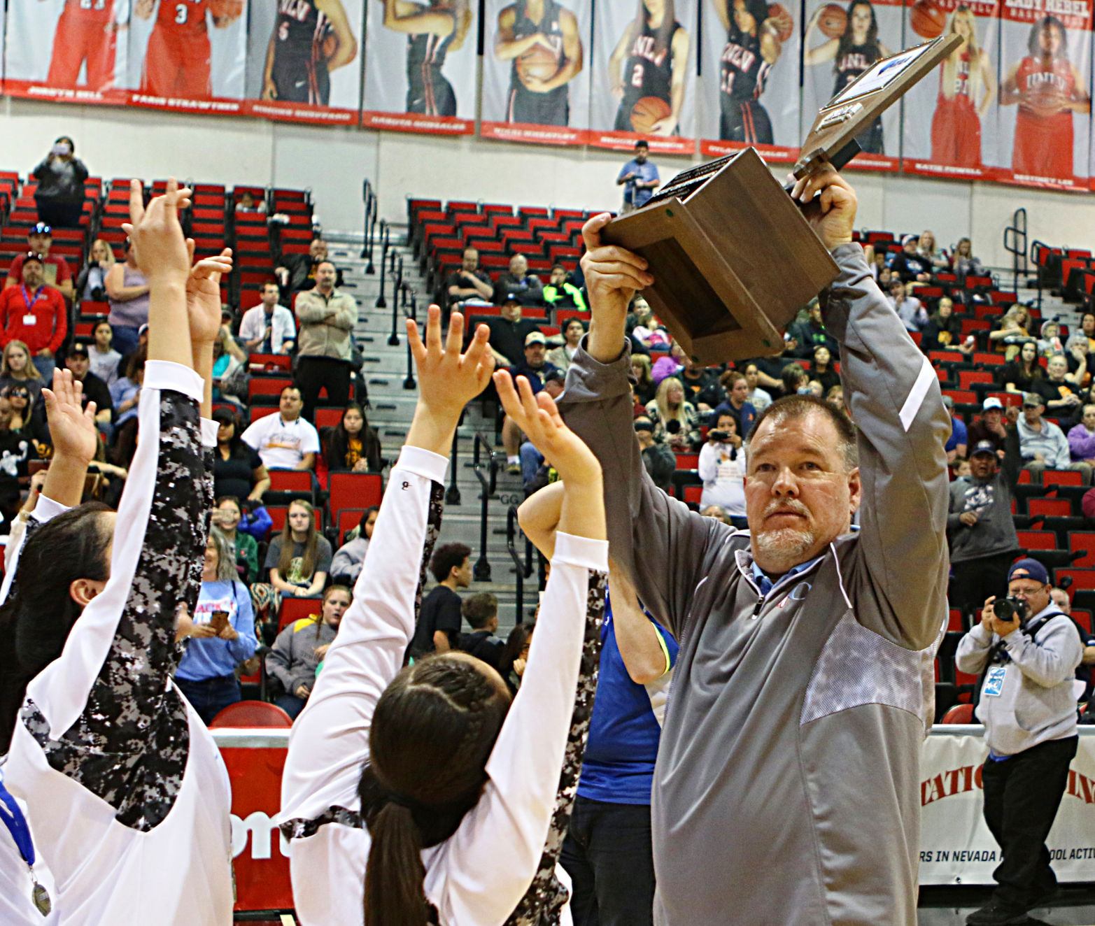 Todd Tate with trophy